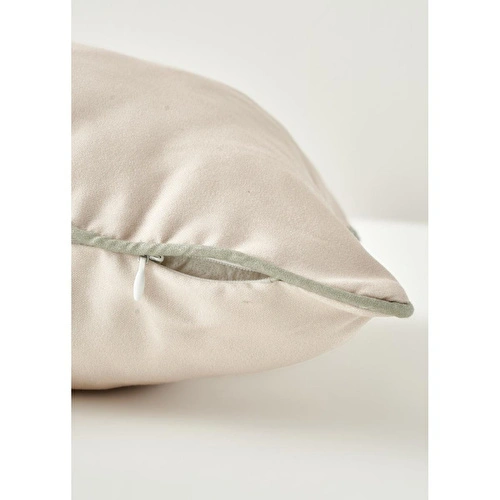 Bella Maison Daisy Biyeli Punchlı Dekoratif Yastık Kılıfı Bej (43x43 Cm) Bej
