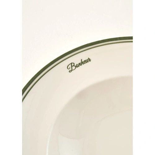 Bella Maison Bonheur Porselen Makarna Tabağı Yeşil (28 Cm) Yeşil