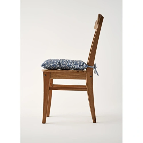 Bella Maison Paisley Sandalye Minderi Mavi (40x40 Cm) Mavi