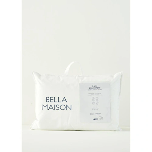 Bella Maison Fluffy Bambu Yastık Beyaz (50x70 Cm) Beyaz