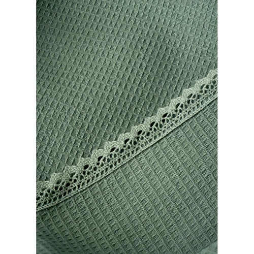 Bella Maison %100 Pamuk Feel Çift Kişilik Waffle Pike Haki (200x220 Cm) Haki