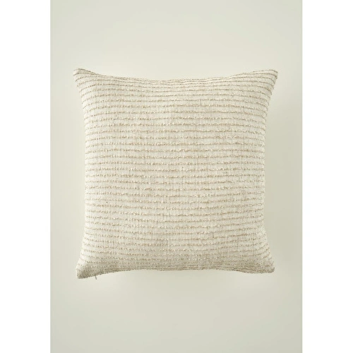 Bella Maison Bianca Dolgulu Dekoratif Yastık Krem (43x43 Cm) Krem