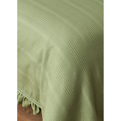 Bella Maison %100 Pamuk Paloma Çift Kişilik Pike Takımı Haki (200x220 Cm) Haki