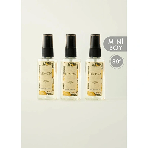 Bella Maison Lemon Kolonya 3'lü Sarı (50 Ml)