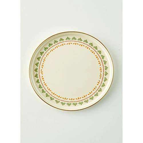 Bella Maison Tulip Emaye Sunum Tabağı (31 Cm) Çok Renkli