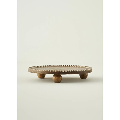 Bella Maison Points Mango Sunum Standı Kahverengi (30x4,5 Cm) Kahverengi