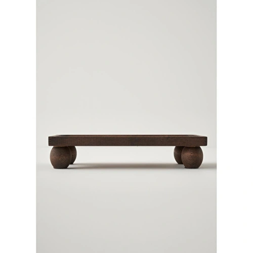 Bella Maison Wooden 2'li Ahşap Sunum Seti Naturel