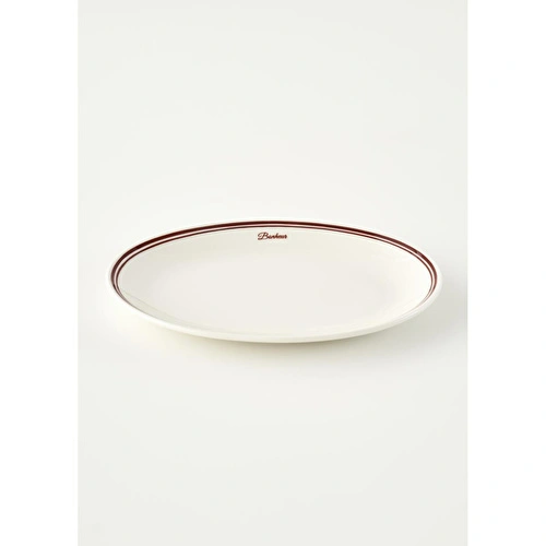 Bella Maison Bonheur Porselen Sunum Tabağı Bordo (33 Cm) Bordo