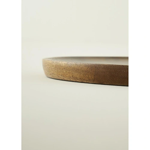 Bella Maison Wooden Mango Sunum Tabağı Naturel (30 Cm) Yeşil