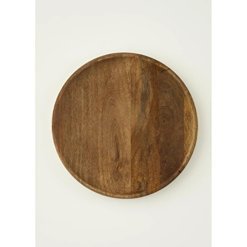 Bella Maison Wooden Mango Sunum Tabağı Naturel (30 Cm) Yeşil