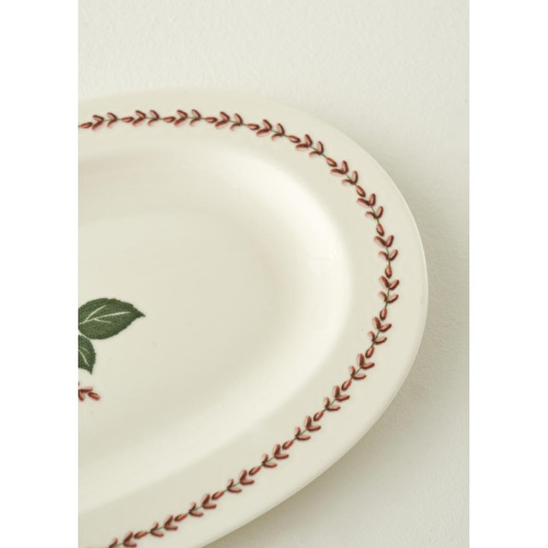 Bella Maison Rose Porselen Sunum Tabağı (30 Cm) Çok Renkli