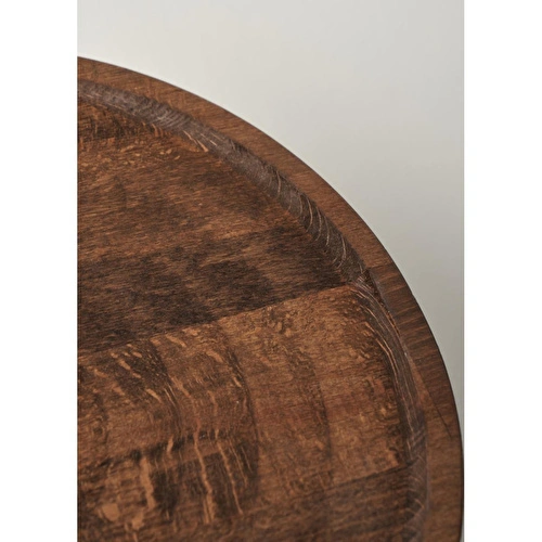 Bella Maison Wooden Ahşap Yuvarlak Sunum Standı Naturel (25 Cm) Naturel