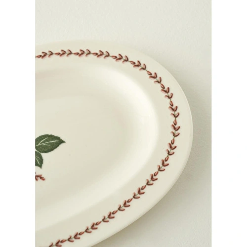 Bella Maison Rose Porselen Sunum Tabağı (25 Cm) Çok Renkli