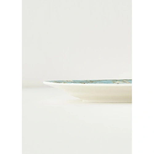 Bella Maison Van Gogh Almond Blossom Porselen Sunum Tabağı Turkuaz (30 Cm) Mavi