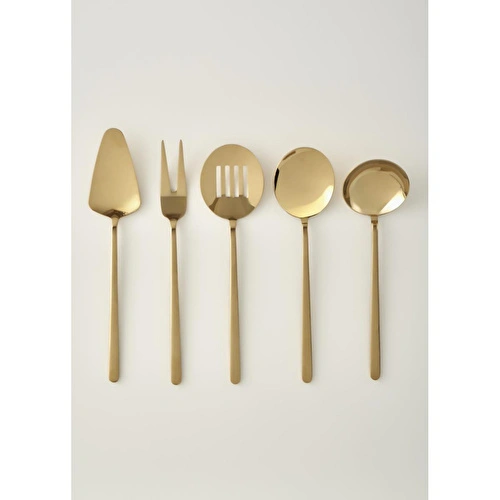 Bella Maison Siena 5 Parça Servis Seti Gold Gold