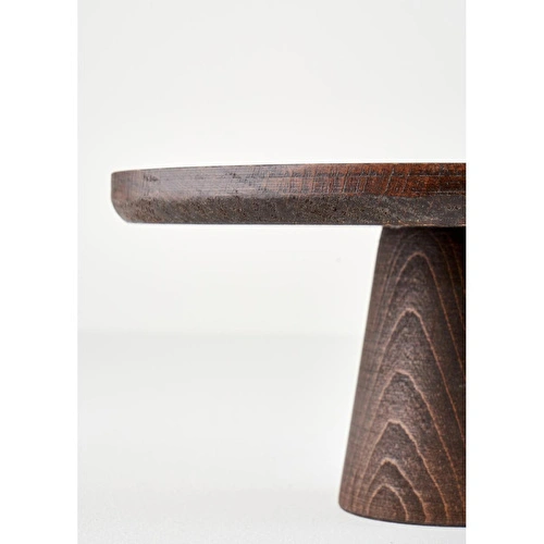 Bella Maison Ven Ahşap Kek Standı Naturel (26 Cm) Naturel