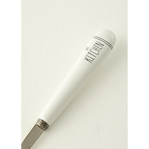 Bella Maison My Kitchen Çelik Spatula Beyaz (25,7x4,8x1,3 Cm) Beyaz