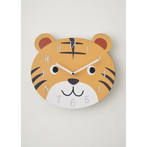 Bella Maison Tiger Çocuk Saati Turuncu (26x28 Cm) Turuncu