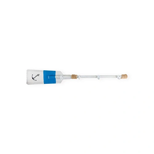 The Mia Retro Marin Stil Ahşap Duvar Askısı Kürek 80 Cm