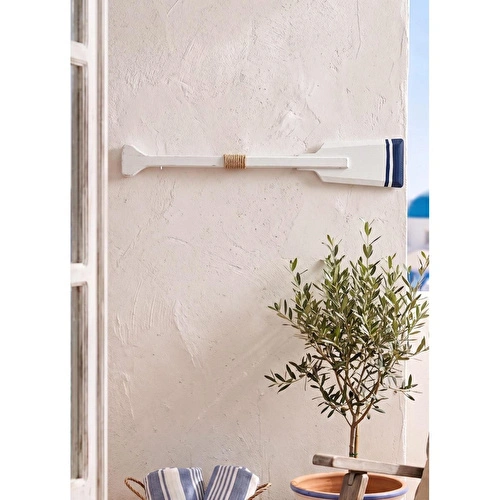 The Mia Retro Marin Stil Ahşap Dekoratif Kürek 92 Cm