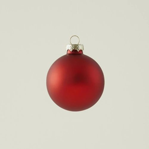 Bella Maison Christmas Dekoratif Süs 12'li Kırmızı (6 Cm) Kırmızı