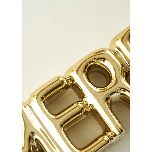 Bella Maison Merry Dekoratif Obje Gold (18x2x6 Cm) Gold