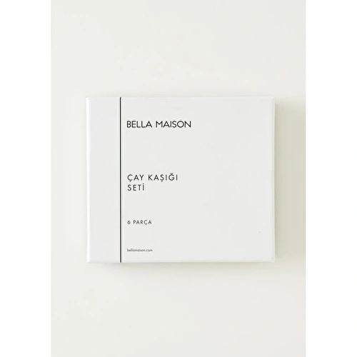Bella Maison Siena 6'lı Çay Kaşığı Seti Silver Silver