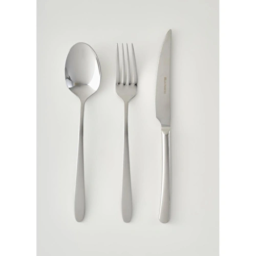 Bella Maison Floransa 18 Parça Yemek Çatal Kaşık Bıçak Seti Silver Silver