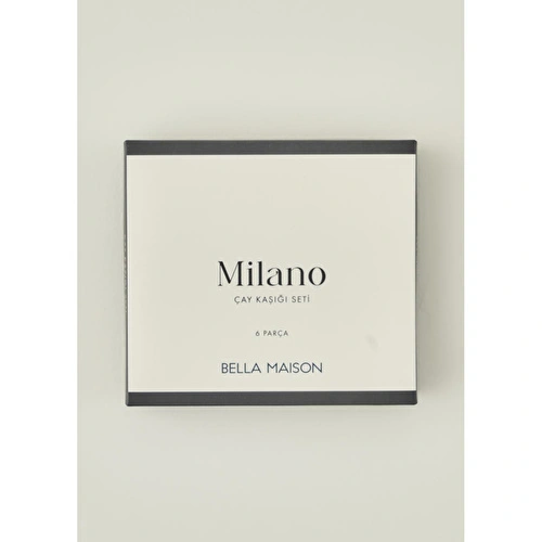 Bella Maison Milano 6'lı Çay Kaşığı Seti Silver Silver