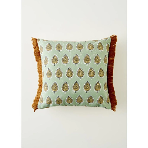 Bella Maison Indian Elegance Püsküllü Kırlent Kılıfı (43x43 Cm) Çok Renkli