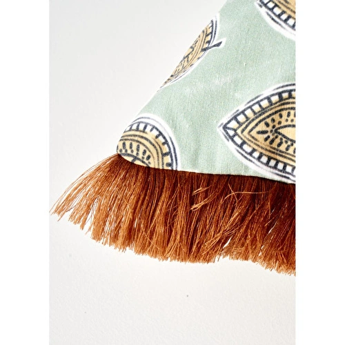 Bella Maison Indian Elegance Püsküllü Kırlent Kılıfı (43x43 Cm) Çok Renkli