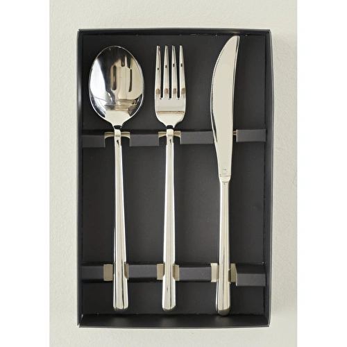 Bella Maison Milano 18 Parça Yemek Çatal Kaşık Bıçak Seti Silver Silver