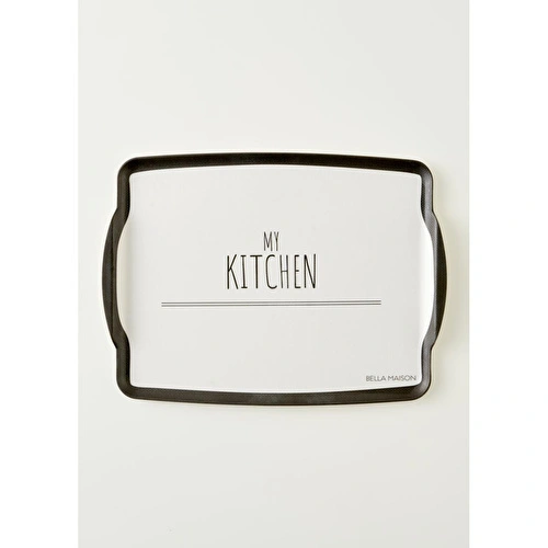 Bella Maison My Kitchen Melamin Tepsi Siyah (42x31 Cm) Siyah
