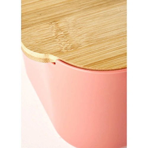 Bella Maison Breed 2in1 Kesme Tahtalı Ekmek Kutusu Somon (33x18,5x12 Cm) Somon