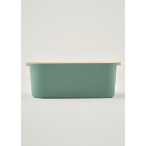 Bella Maison Breed 2in1 Kesme Tahtalı Ekmek Kutusu Haki (33x18,5x12 Cm) Haki