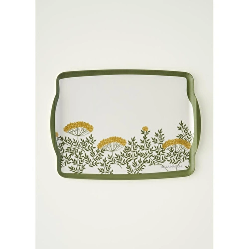 Bella Maison Garden Melamin Tepsi Yeşil (42x31 Cm) Yeşil
