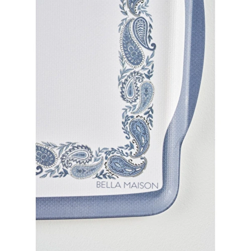 Bella Maison Paisley Melamin Tepsi Mavi (42x31 Cm) Mavi