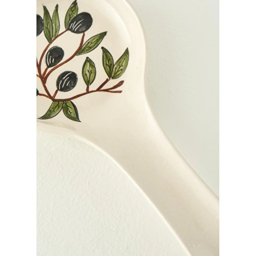 Bella Maison Olive Kirli Kaşıklık Beyaz (11,5x24 Cm) Beyaz