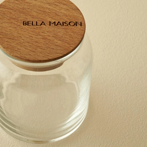 Bella Maison Joye Ahşap Kapaklı 3'lü Kavanoz Seti (290 Cc)