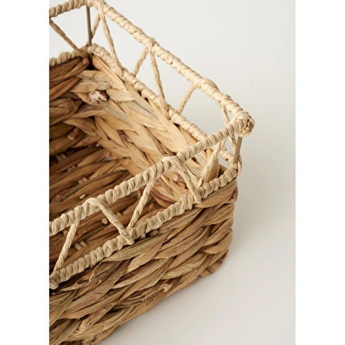 Bella Maison Vesna Dekoratif Sepet Naturel (20x14x14 Cm) Naturel