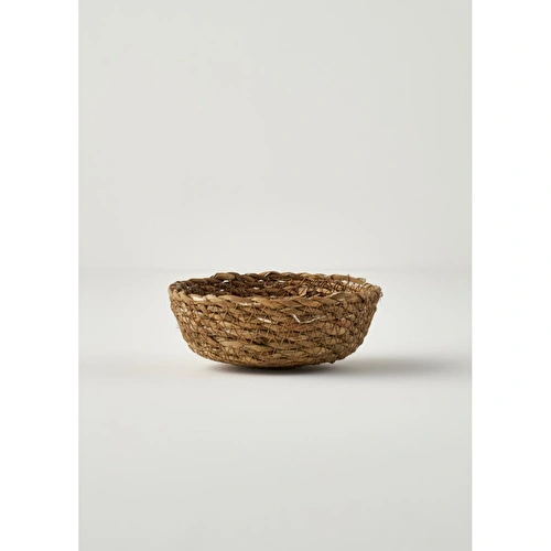 Bella Maison Carmen 4'lü Hasır Sepet Naturel (15x4 Cm)