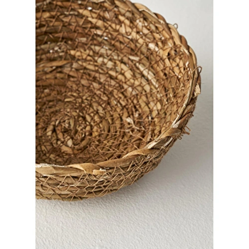 Bella Maison Carmen 4'lü Hasır Sepet Naturel (15x4 Cm)