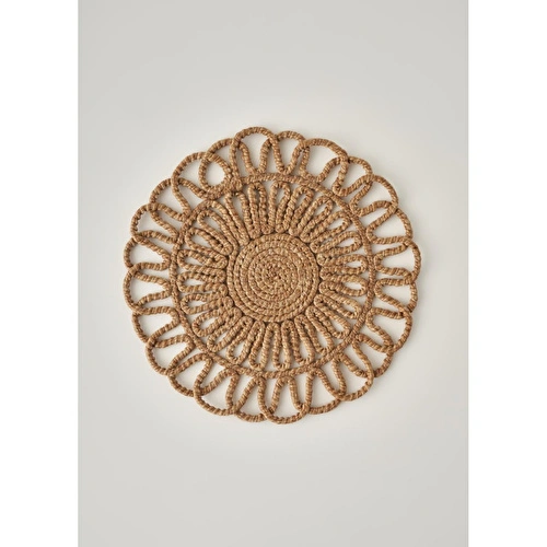 Bella Maison Rosy Örgü Amerikan Servis Kahverengi (35 Cm) Kahverengi