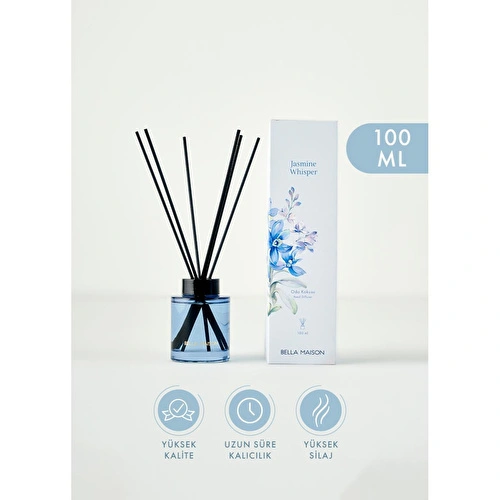 Bella Maison Jasmine Whisper Çubuklu Oda Kokusu Mavi (100 Ml) Mavi