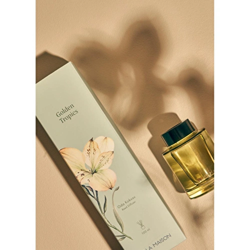 Bella Maison Golden Tropics Çubuklu Oda Kokusu Yeşil (100 Ml) Yeşil