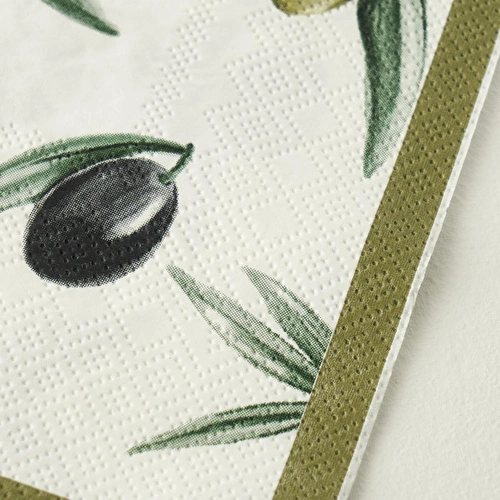 Bella Maison Olive 40'lı Kağıt Peçete (33x33 Cm)