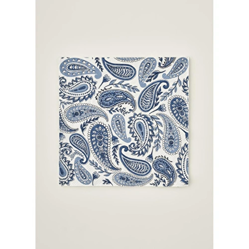 Bella Maison Paisley 20'li Kağıt Peçete Mavi (33x33 Cm) Mavi