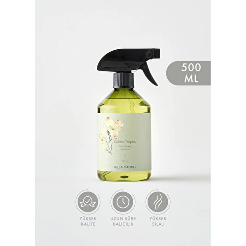 Bella Maison Golden Tropics Oda Spreyi Yeşil (500 Ml) Yeşil