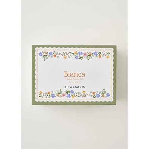 Bella Maison Bianca New Bone 2'li Kahve Fincanı Seti (160 Cc) Çok Renkli