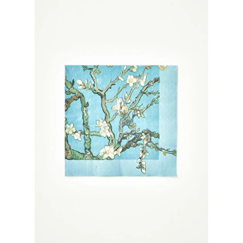 Bella Maison Van Gogh Almond Blossom 40'lı Kağıt Peçete Turkuaz (33x33 Cm)